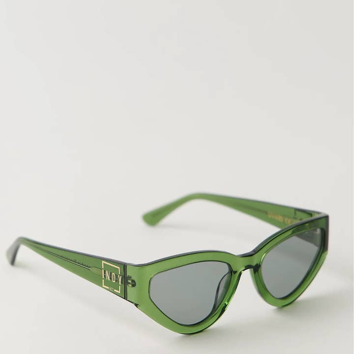 INDY Sunglasses - Wholesale Sunglasses - Unisex - Nolita Green Cat Eye Sunglasses – Polarized, UV3
