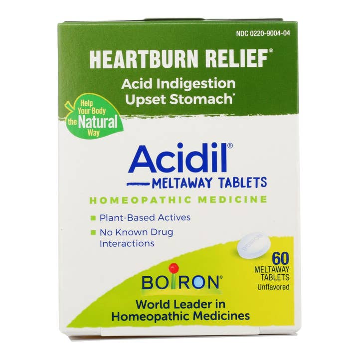 Boiron - Acidil - 60 Tablets for wholesale by Everyday Supply Co
