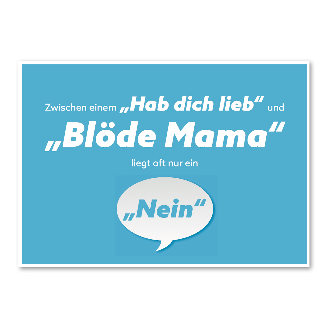 Rabenmütter Verlag UG - Wholesale Postcard - Postcard “Stupid Mama”0