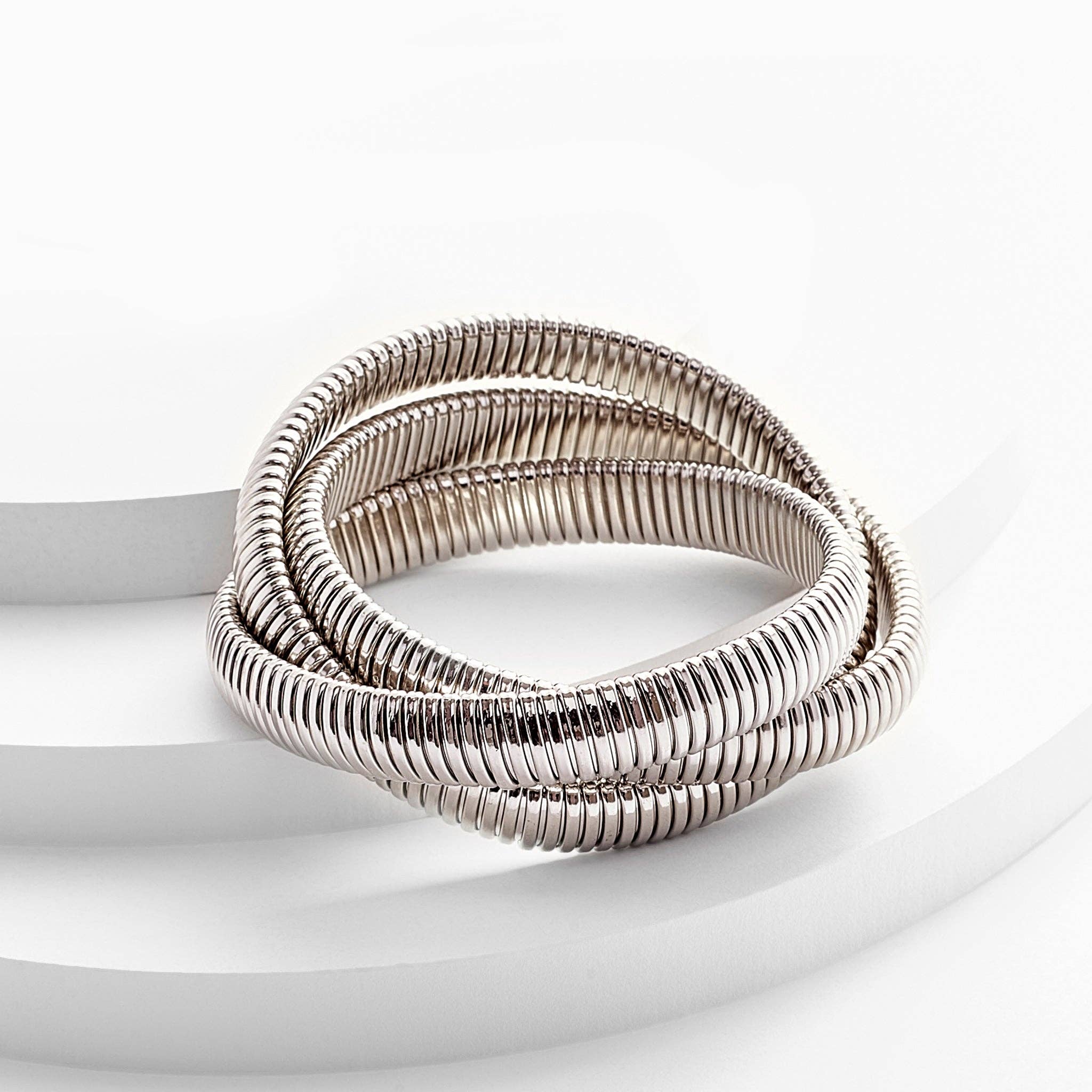 Kosa Jewels - Wholesale Bangle Bracelet - CLEMENTINE Triple Cobra Bracelets5