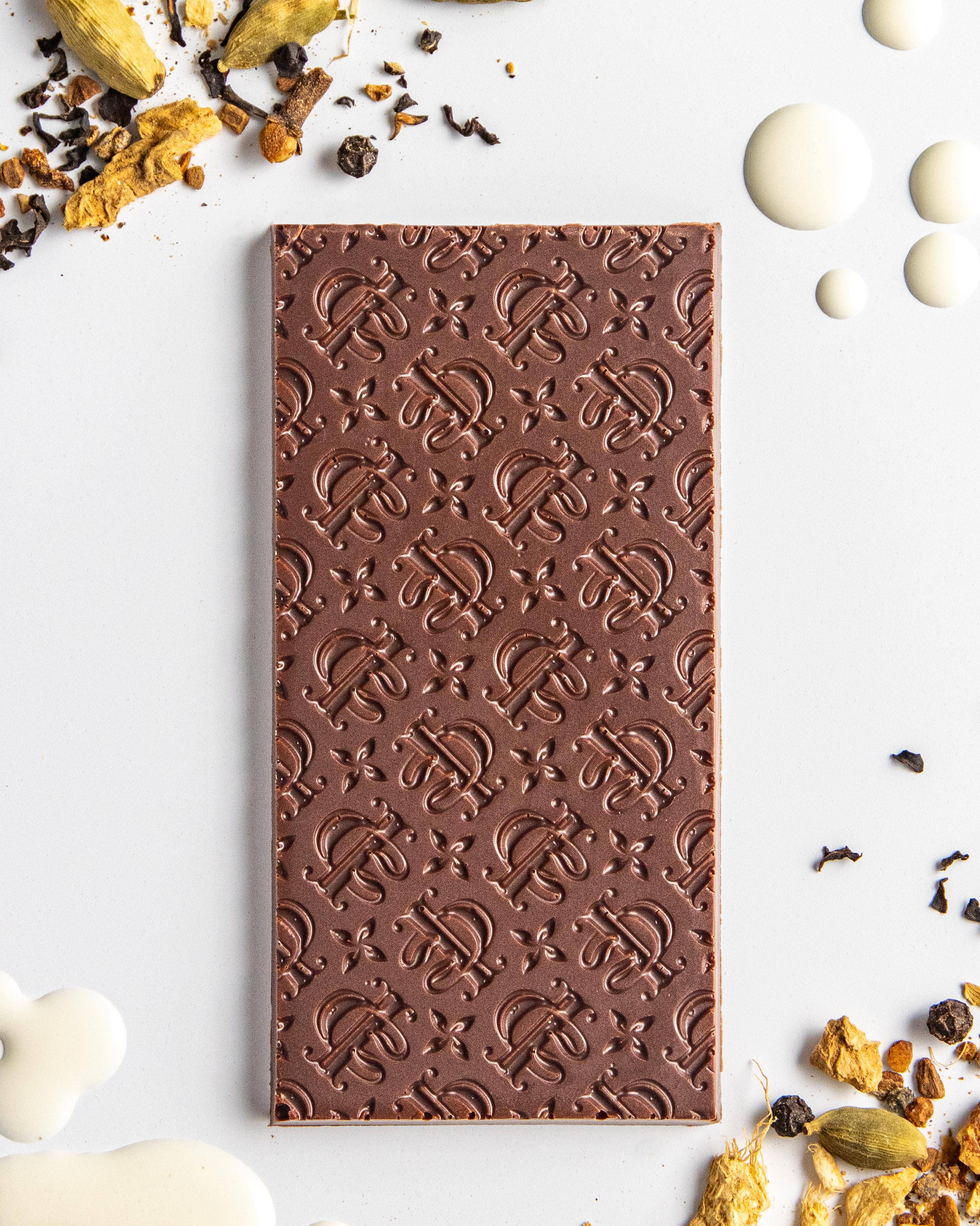 Intrigue Chocolate Co. - Wholesale Chocolate Bar - Chai Latte Oat Milk Chocolate0