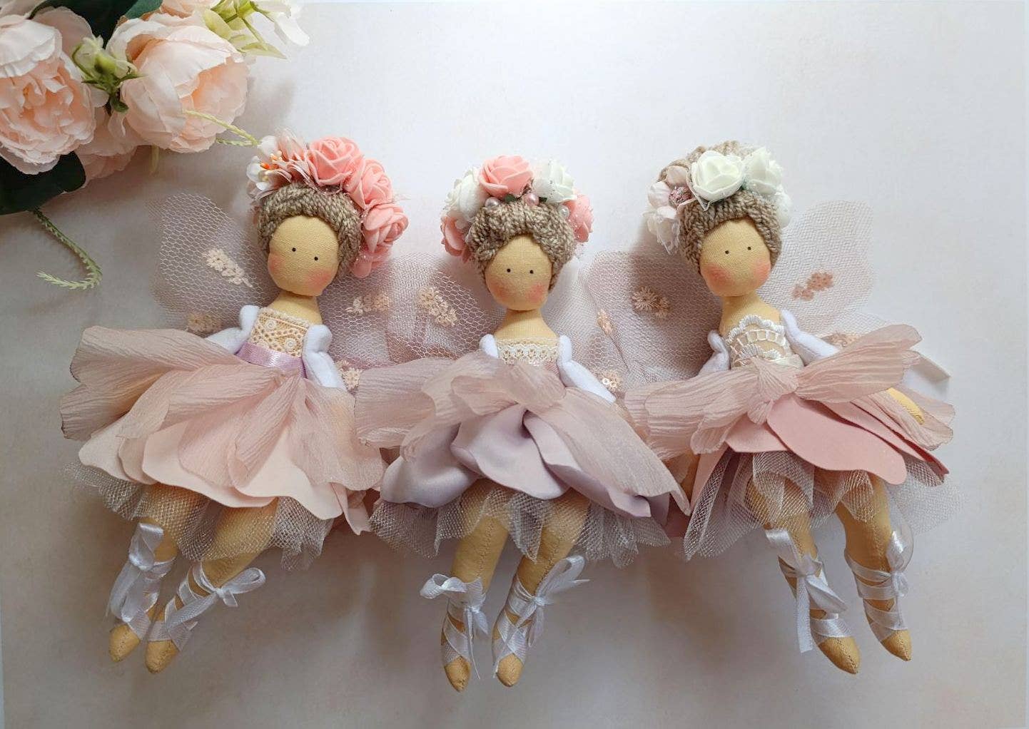 ChernikovaNataliya - Wholesale Pop - Kinderen - Handgemaakte Feeënballerina Pop – 20 cm (7,9 in)11