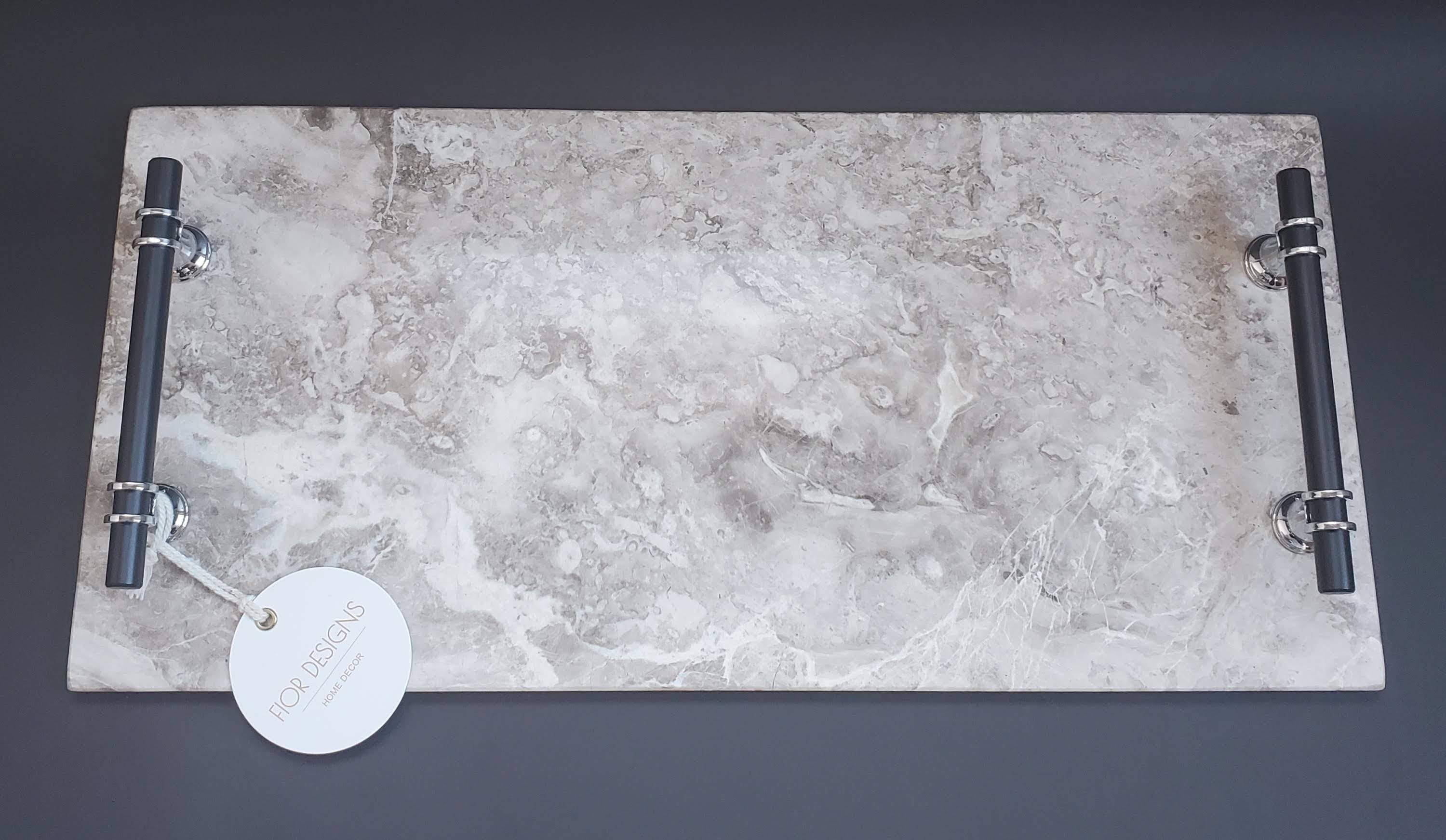 Fior designs inc – Bandeja de servir por atacado – Bandeja de mármore1