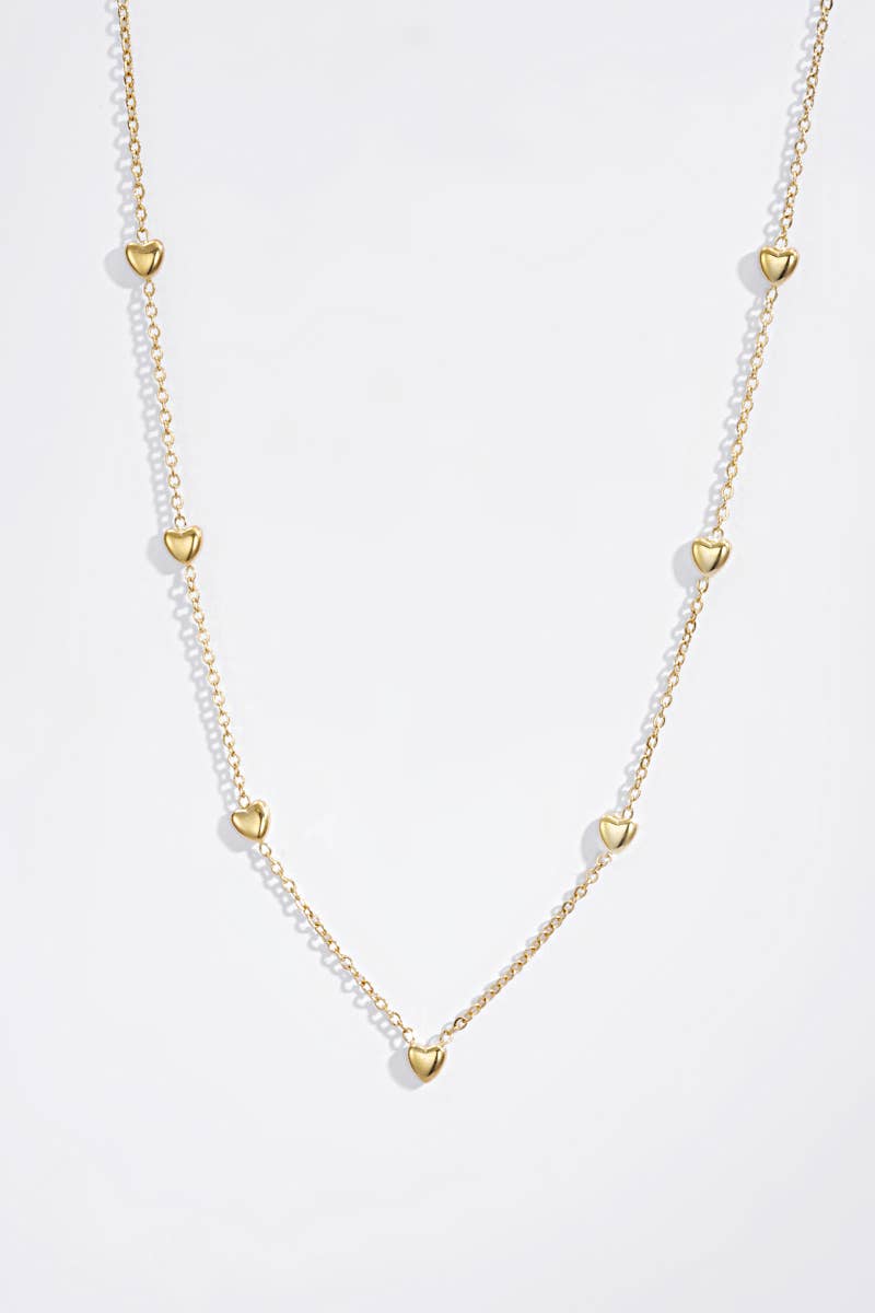 BYREN | ÉLINE L'ATELIER - Wholesale Pendant/Charm Necklace - 224AQ35 stainless steel heart necklace1