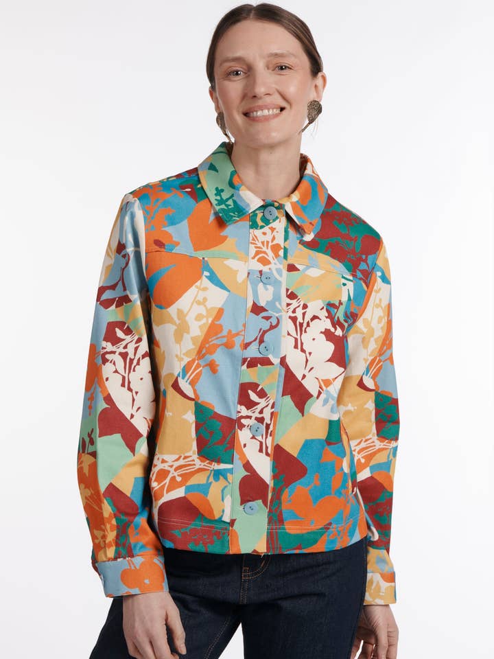 JACKA VANIER HAWAI ORANGE för wholesale av MADE IN SENS