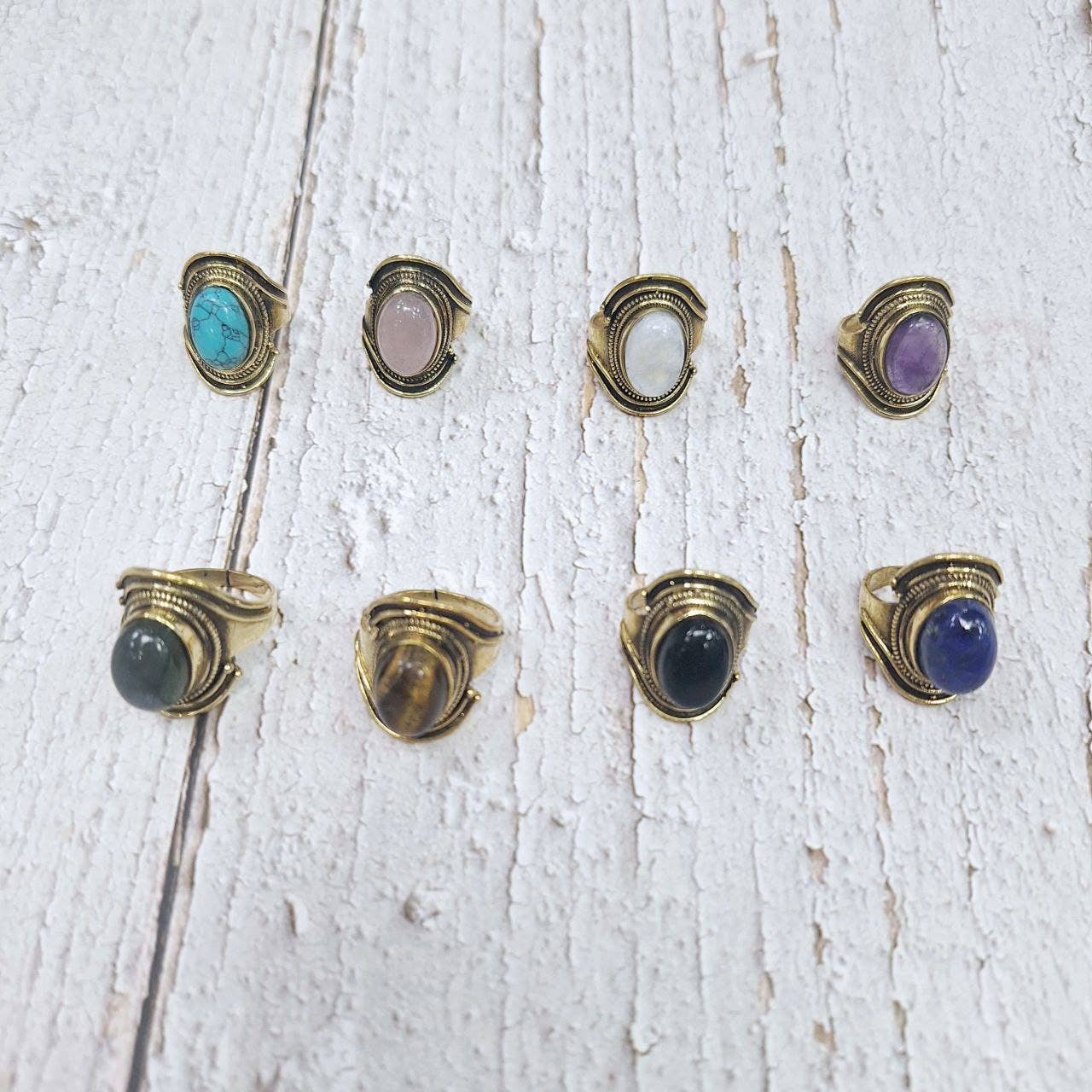 Hecho a mano – wholesale Single stone/solitaire ring – Brass rings.0