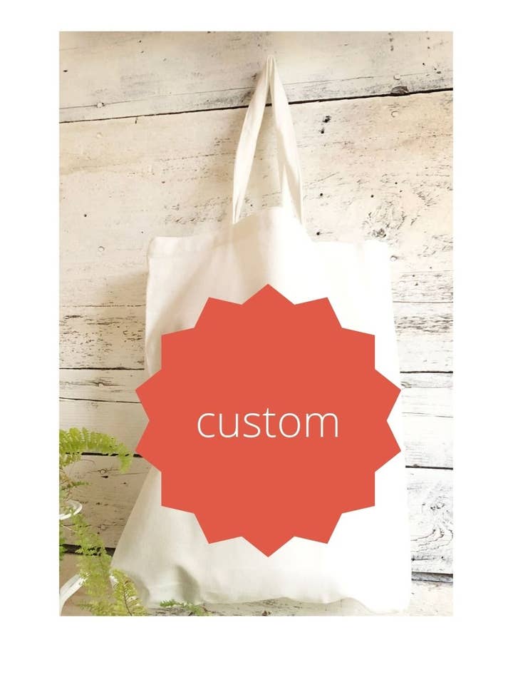 Custom Tote Bag with Proof or Reorder Option for wholesale by Studio on Tenth