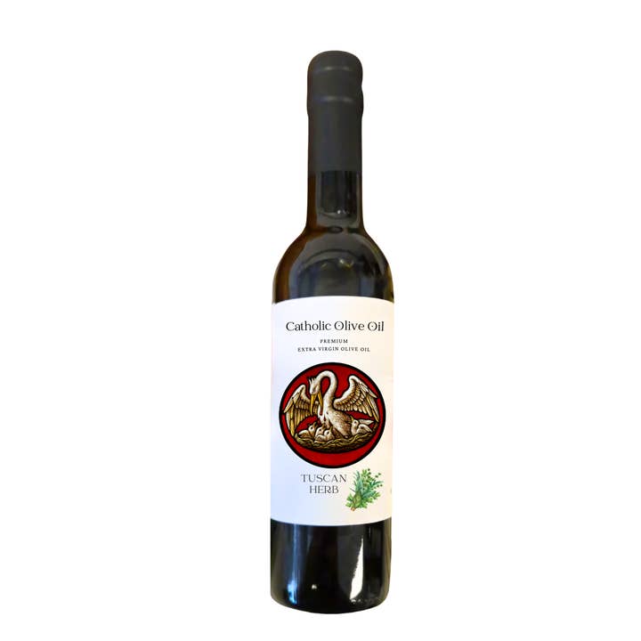 Catholic Olive OIl - Wholesale Olive Oil - Mother Pelican Tuscan Herb Olive Oil1