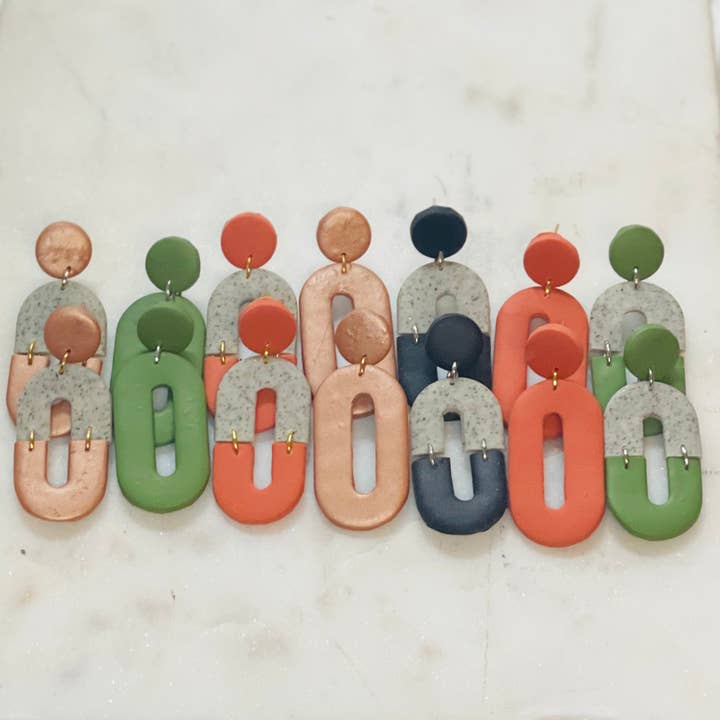 Fall Chloe - Polymer Clay Earrings for wholesale by Simply C's