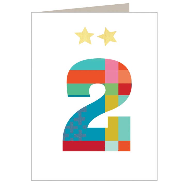 Carte numéro deux Mini Gold Star KTW02 pour la vente par Kali Stileman Publishing