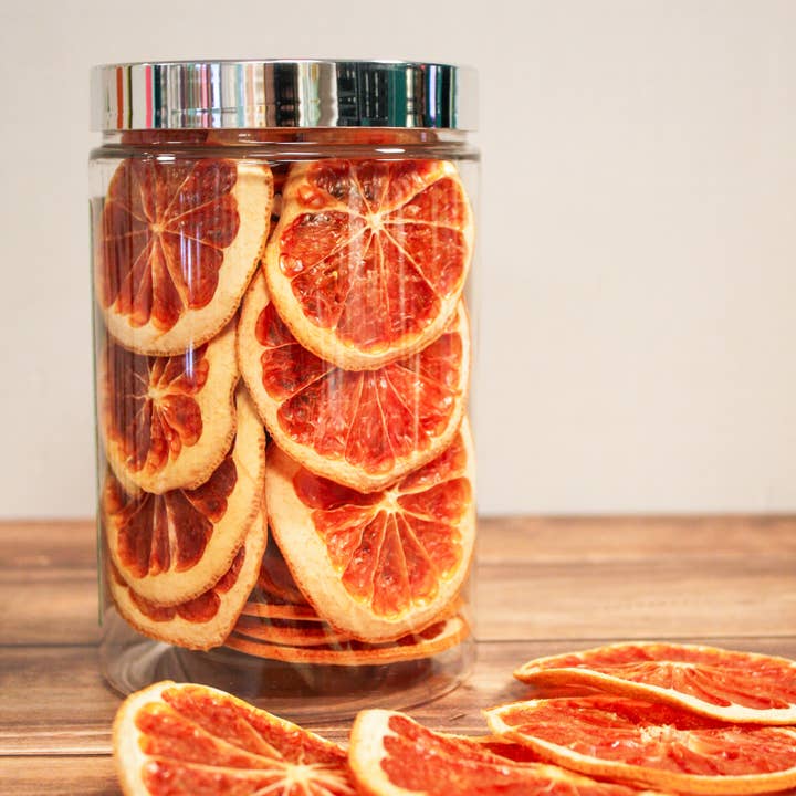 InBooze – wholesale Torkad frukt – Dehydrerad grapefruktcocktailgarnering - Barvagnsburk2