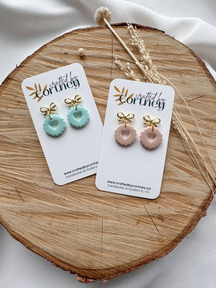 Boogstuds met hartuitsnijding voor wholesale door Crafted by Cortney
