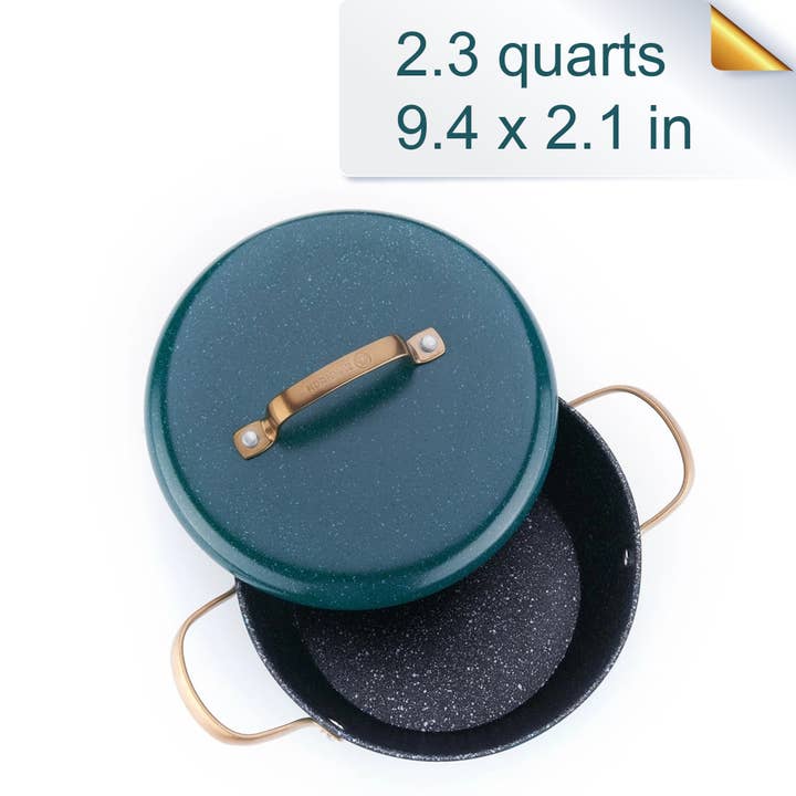 Hakan - Wholesale Cookware set - Korkmaz Vintage Cookware Set, 5 Pcs Nonstick Pot and Pan Set3