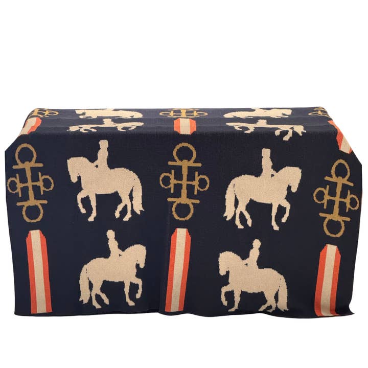 Le Dressage Throw - Marine pour la vente par Vanner House