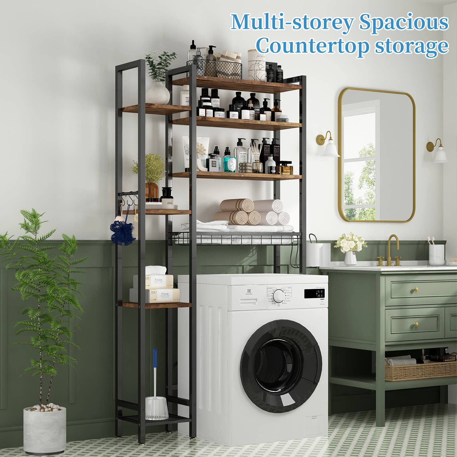 39F Inc. - Vente Supports de plantes - Support de plantes en métal à 8 niveaux avec lampe de culture pour intérieur24