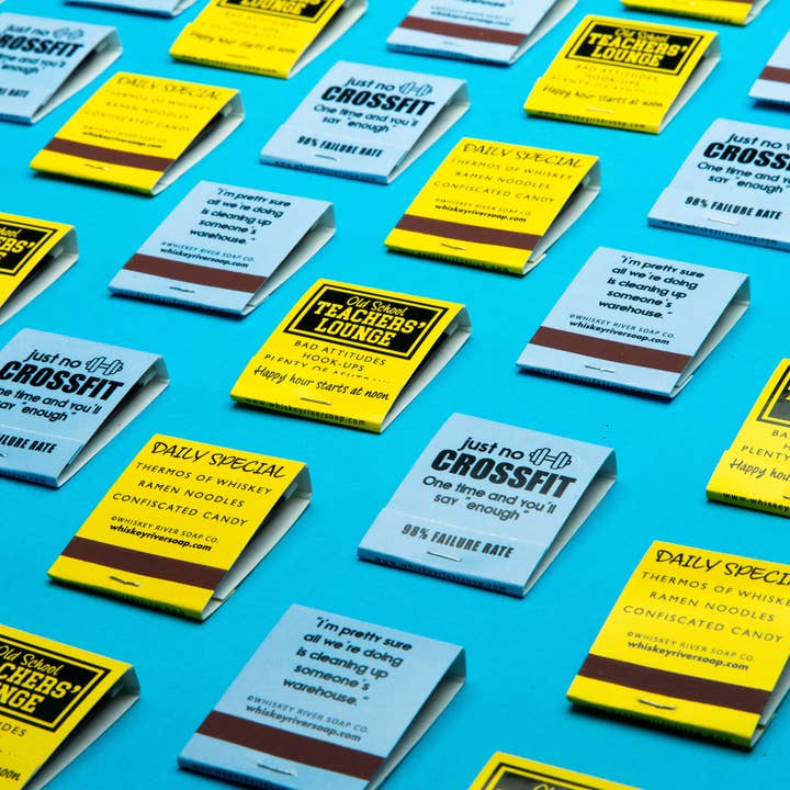 Whiskey River Soap Co. - Wholesale Matches - The Original Matchbooks | Funny Matches2