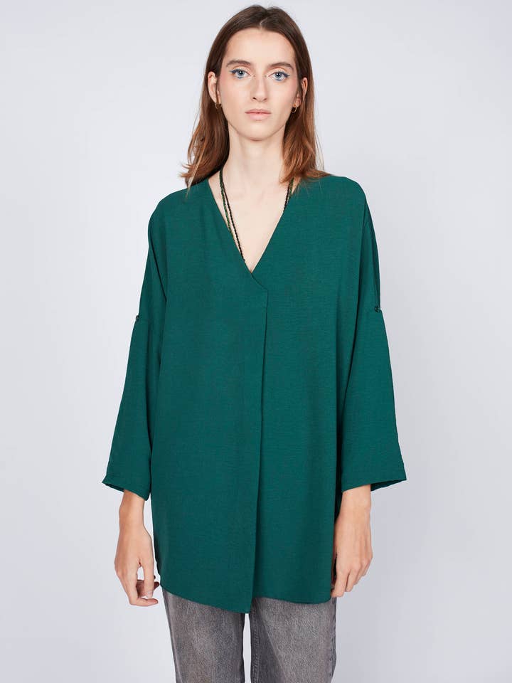 Blusa Fluida Manga Larga para venta al por mayor de Dioxide