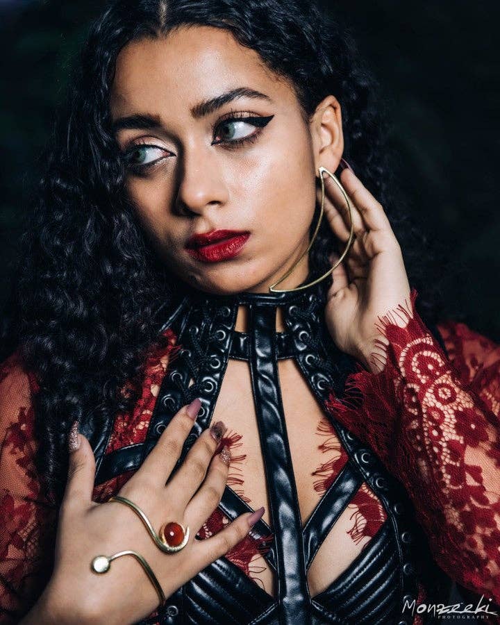 Luni Style - Venta al por mayor Pulseras tipo brazalete - Brazos Palma Diosa Serpiente*6