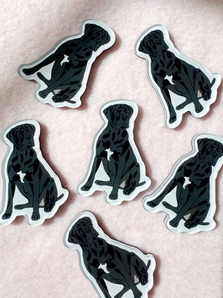 Cane Corso (natural ears) Magnet for wholesale by Our Cheery Corner