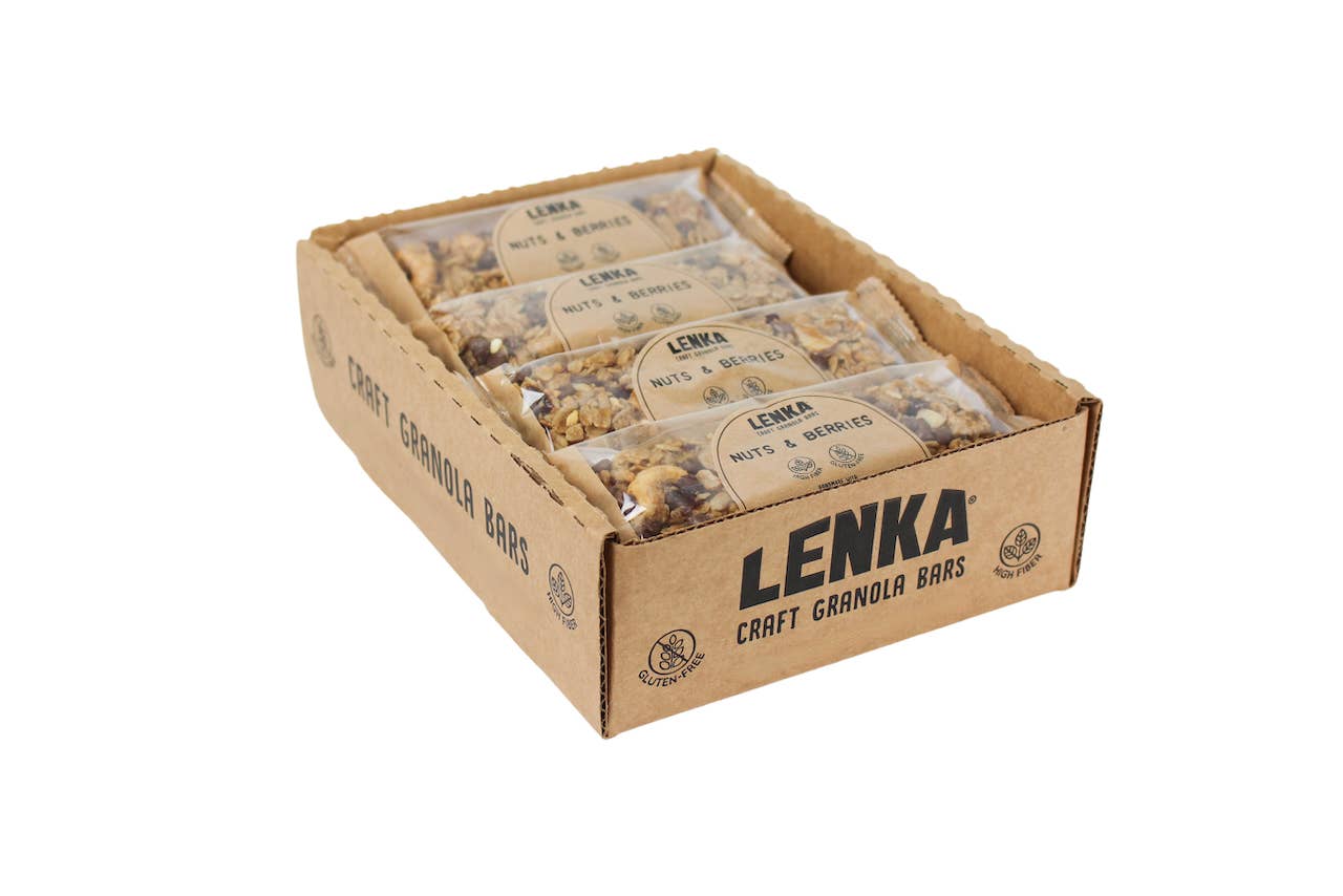 Lenka Craft Granola Bars - Wholesale Snack Bar - Nuts and Berries Granola Bar3