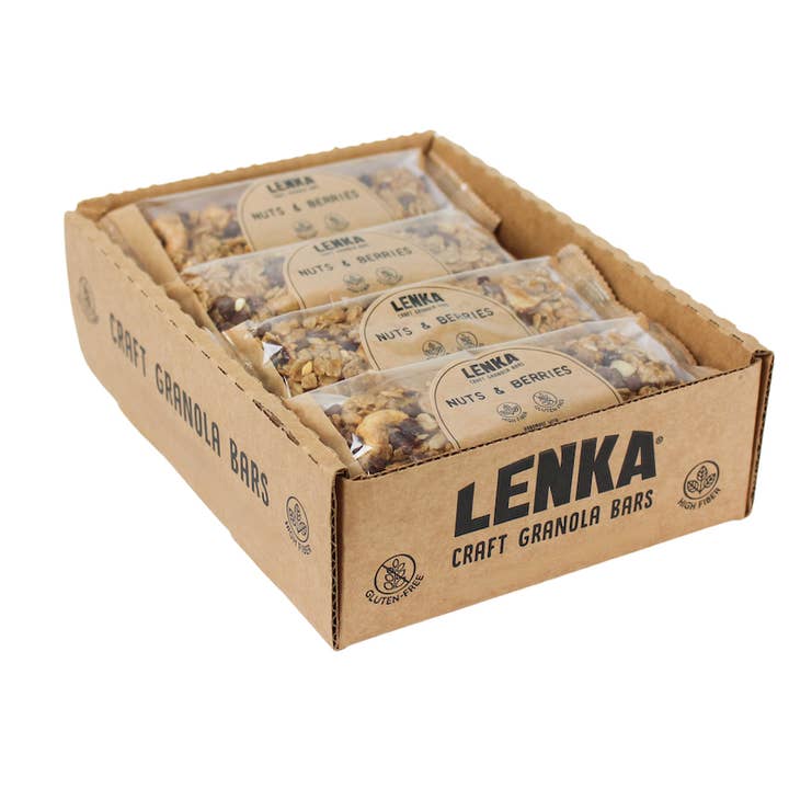 Lenka Craft Granola Bars - Wholesale Snack Bar - Nuts and Berries Granola Bar3