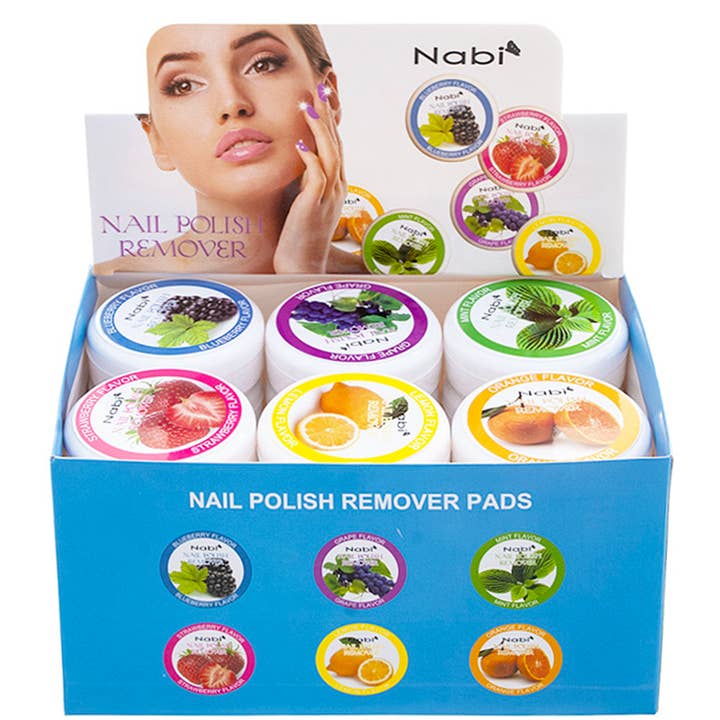 NABI SOLVENTE PER SMALTO UNGHIE ALLA FRUTTA 24 PEZZI, NPR 24 per la vendita all'ingrosso da parte di JOIA ACCESSORIES