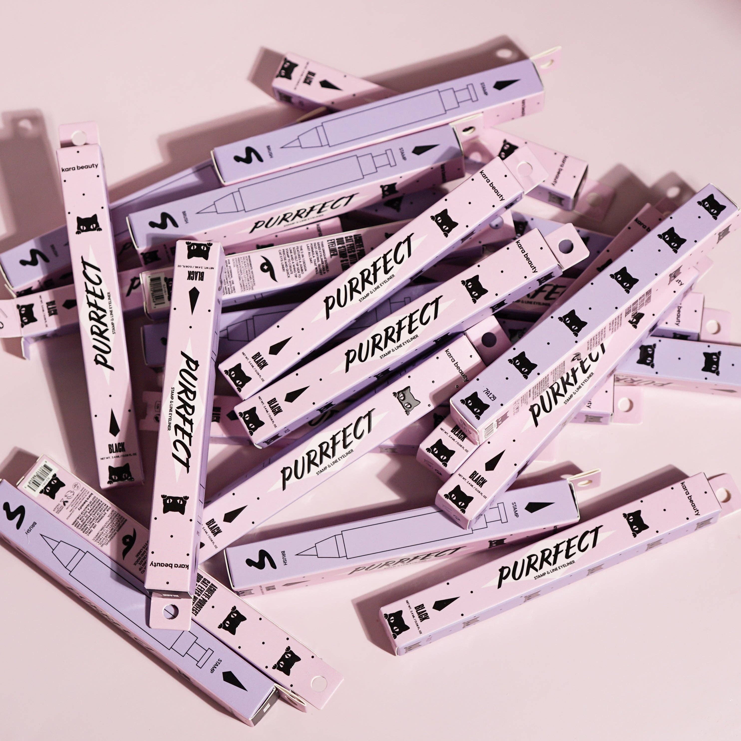 Kara Beauty - Wholesale Eyeliner/Pencil - PURRFECT Stamp & Line Eyeliner - Perfect Cat eyes7