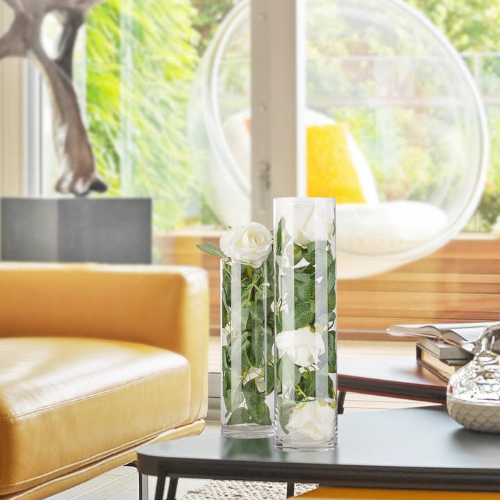 WGV International - Wholesale Vase - WGV Clear Cylinder Glass Vase - 4" x 8"H5