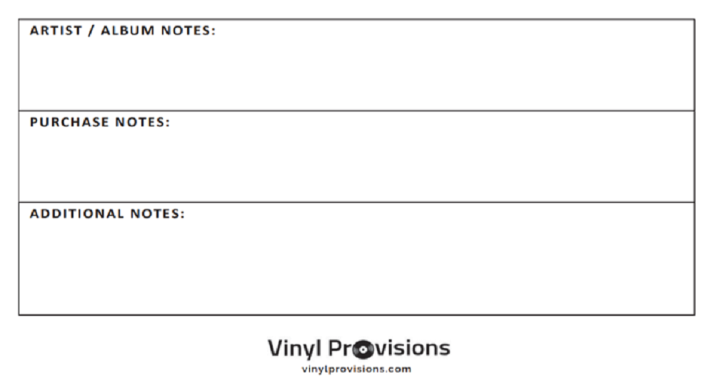 Vinyl Provisions - Wholesale Stationery/Notecard Set - The Record Collector's  Album Note Cards2