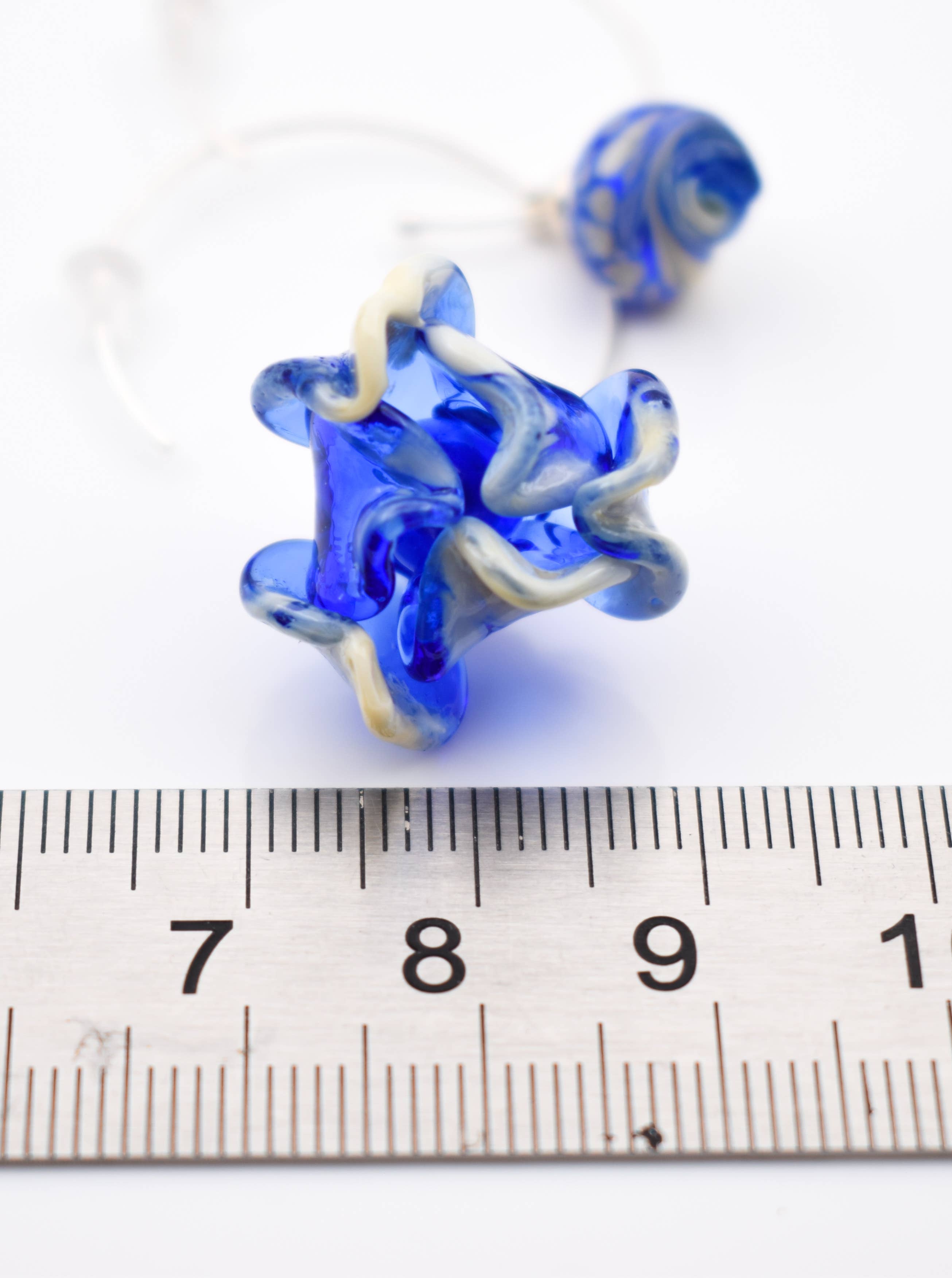 Miriam Fasolato - Wholesale Cuff/Wrap Earrings - Creola in Murano art glass and 925 silver. asymmetric1