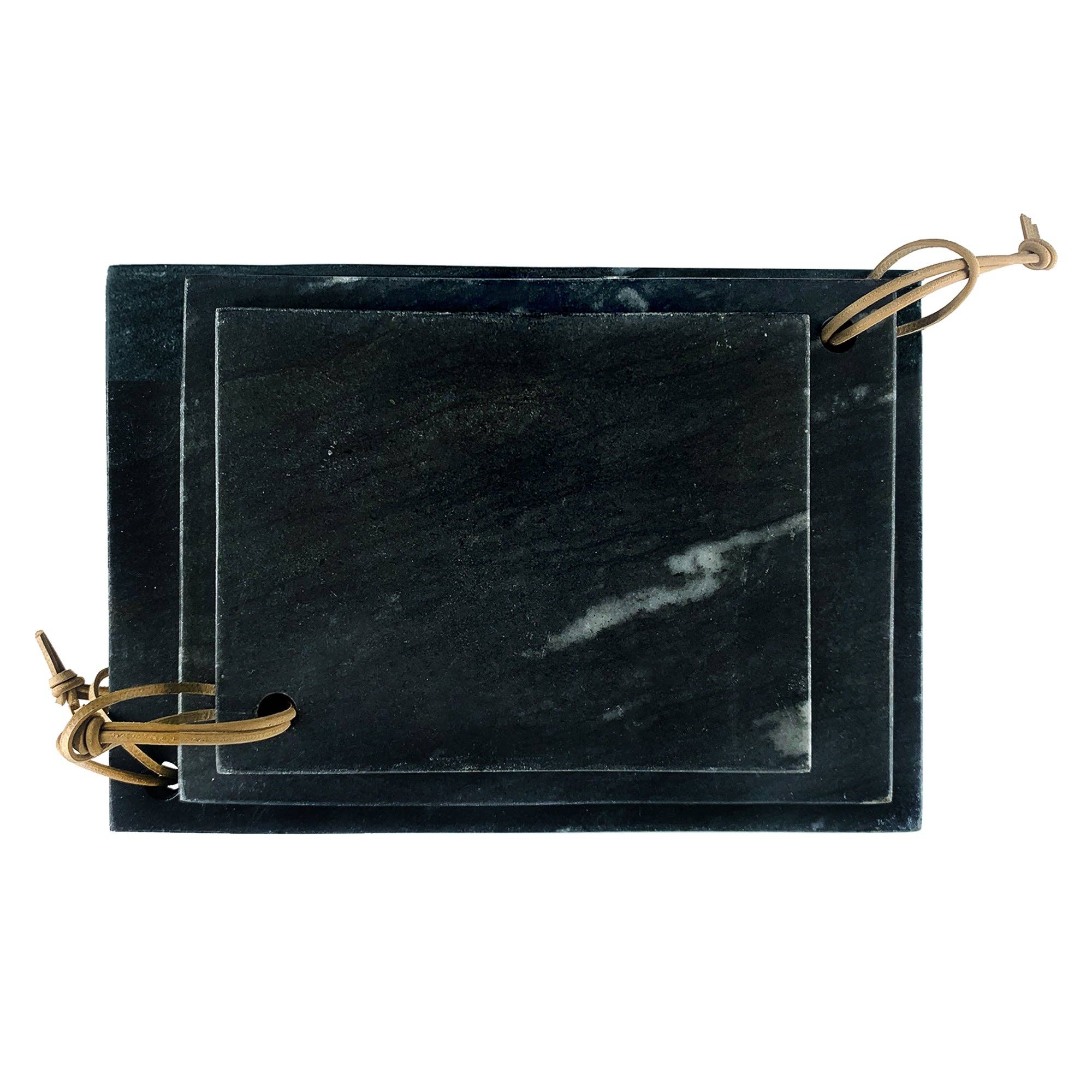 Canvas Home - Wholesale Cutting Board - Catalina Black Marble 3 Piece Chopping Board Set1