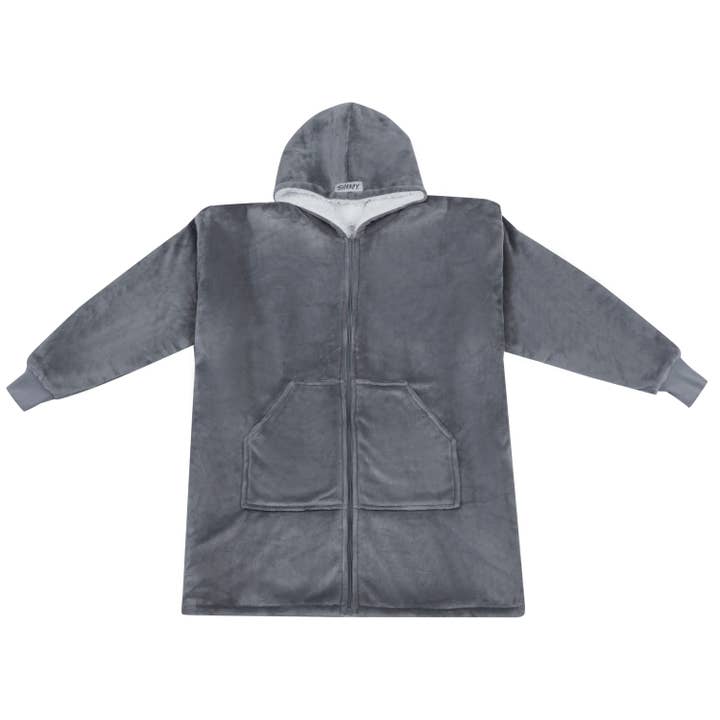 Sutton Home Fashions LLC - Wholesale Hoodie - Unisex - Sherpy for Adult Comfy Hoodie Wearable Blanket
