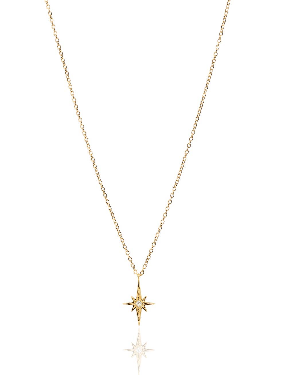 Aran Jewels - Wholesale Pendant/Charm Necklace - POLE STAR gold necklace0