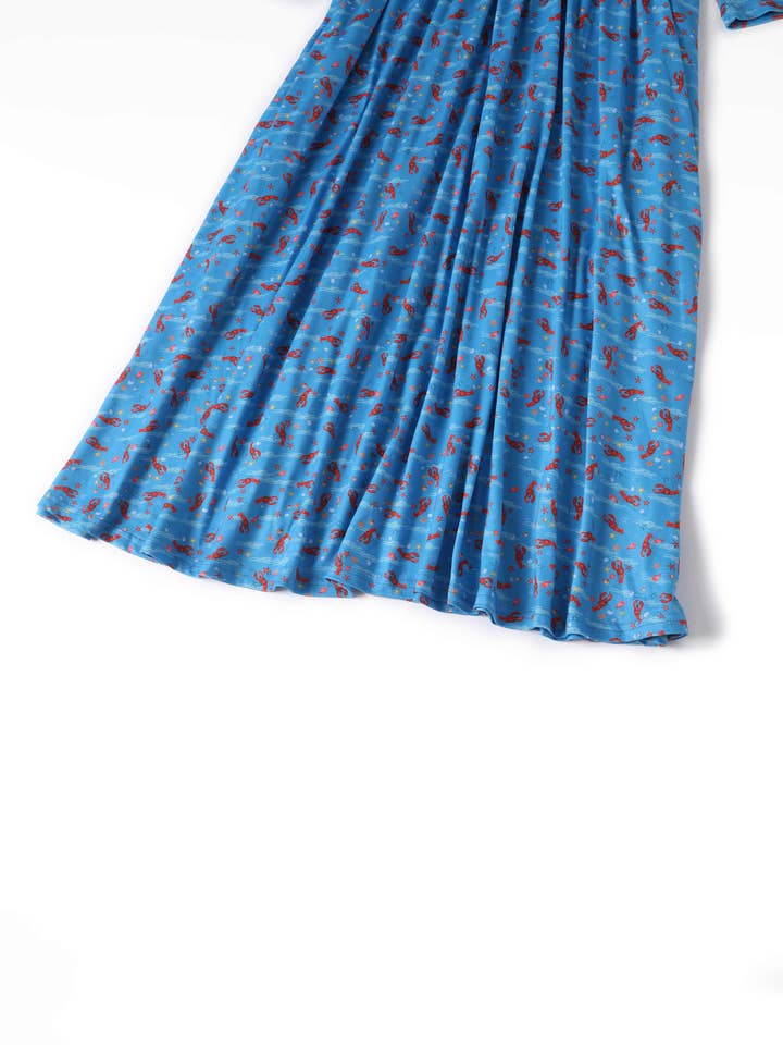 Dolly & Dotty - Vente Robe – femme - Robe originale à imprimé homard Billie Blue
