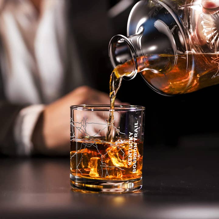 Old Southern Brass - Wholesale Decanter - Kentucky Bourbon Trail Decanter Whiskey Glass Gift Set2