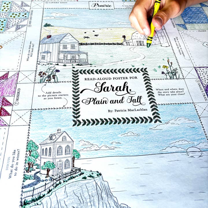 Sarah, Plain and Tall Pipsqueak Read-Aloud Poster for wholesale by Ruby Reads Books