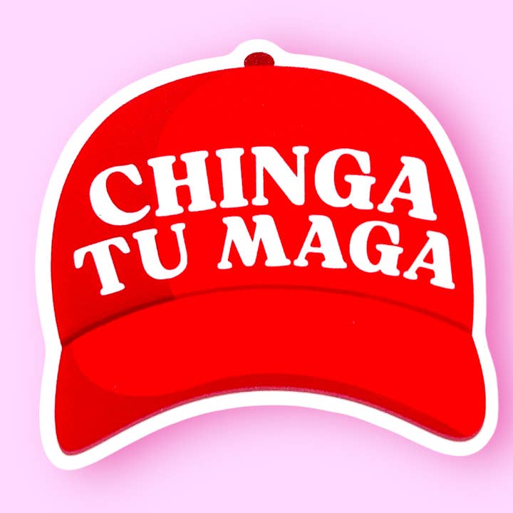 The Hissin' Kitten - Wholesale Sticker - Chinga Tu MAGA Sticker
