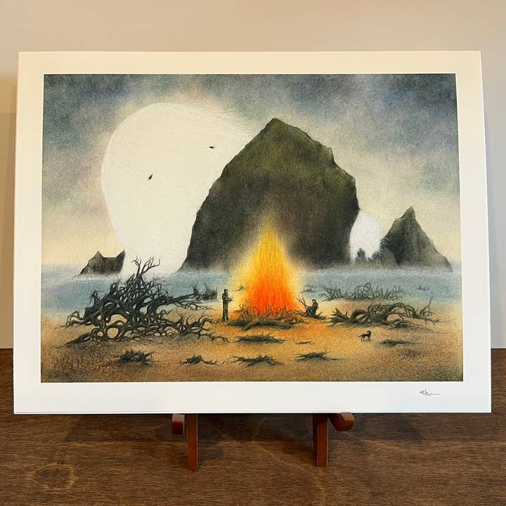 Obsolete World - Wholesale Art Print - "The Gathering Stillness" Art Print 1