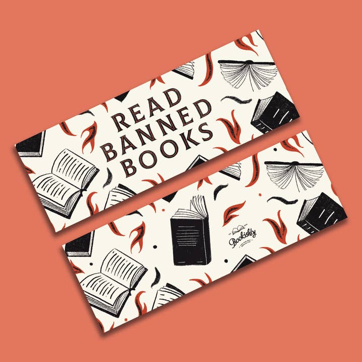 Bookishly (US Duties Paid) - Wholesale Bookmark - Read Banned Books Bookmark