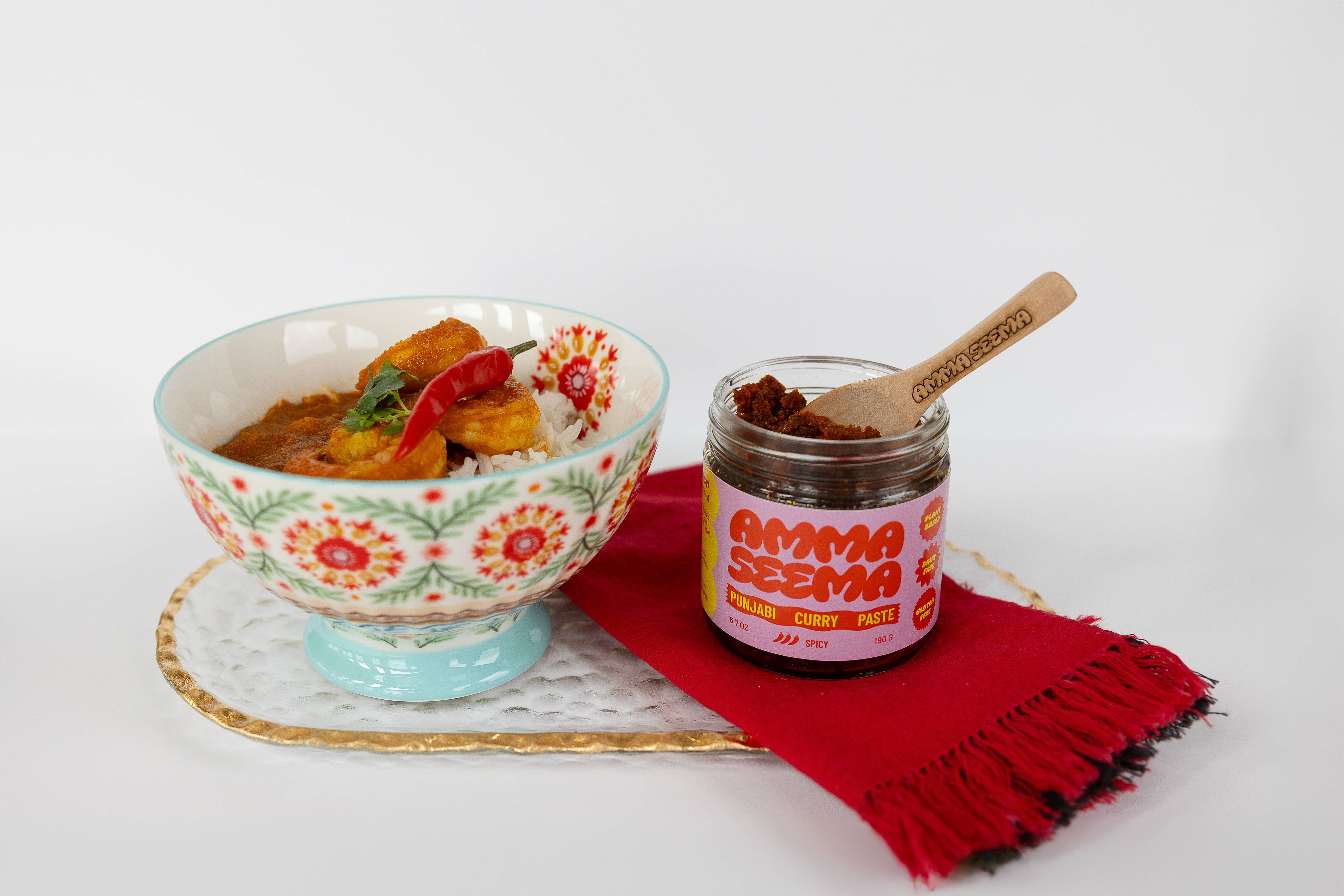 Amma Seema - Vente Pâtes de piment - Amma Seema : Pâte de curry punjabi. Épicé3