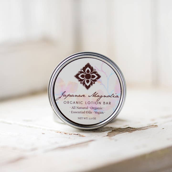 Japanese Magnolia Organic Lotion Bar for wholesale by Unearth Malee
