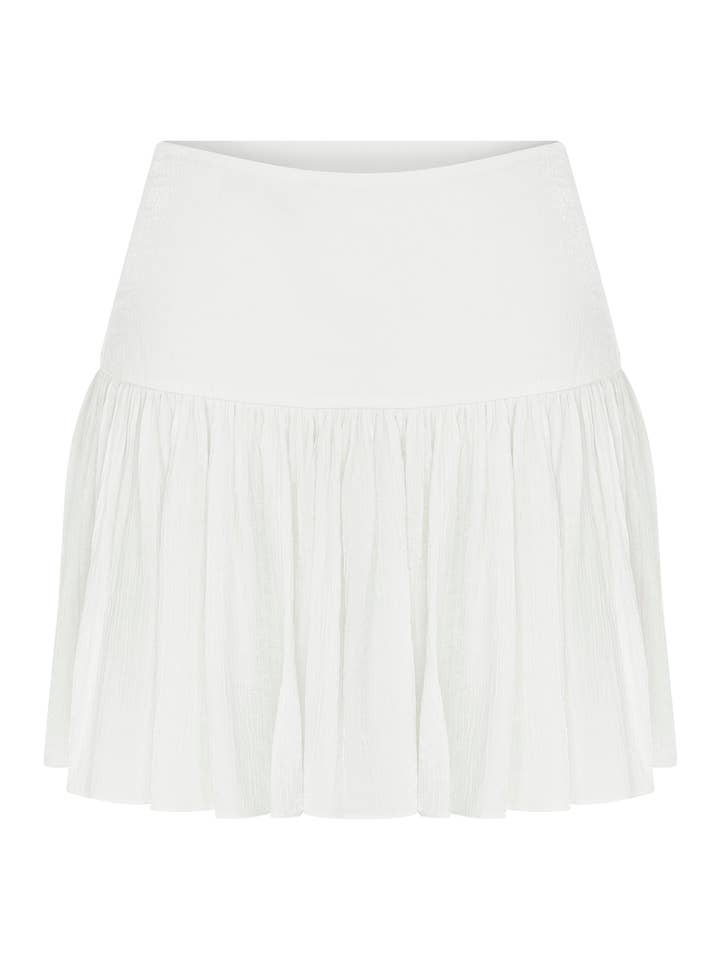 Lola Ruffled Mini Skirt for wholesale by NAZLI CEREN