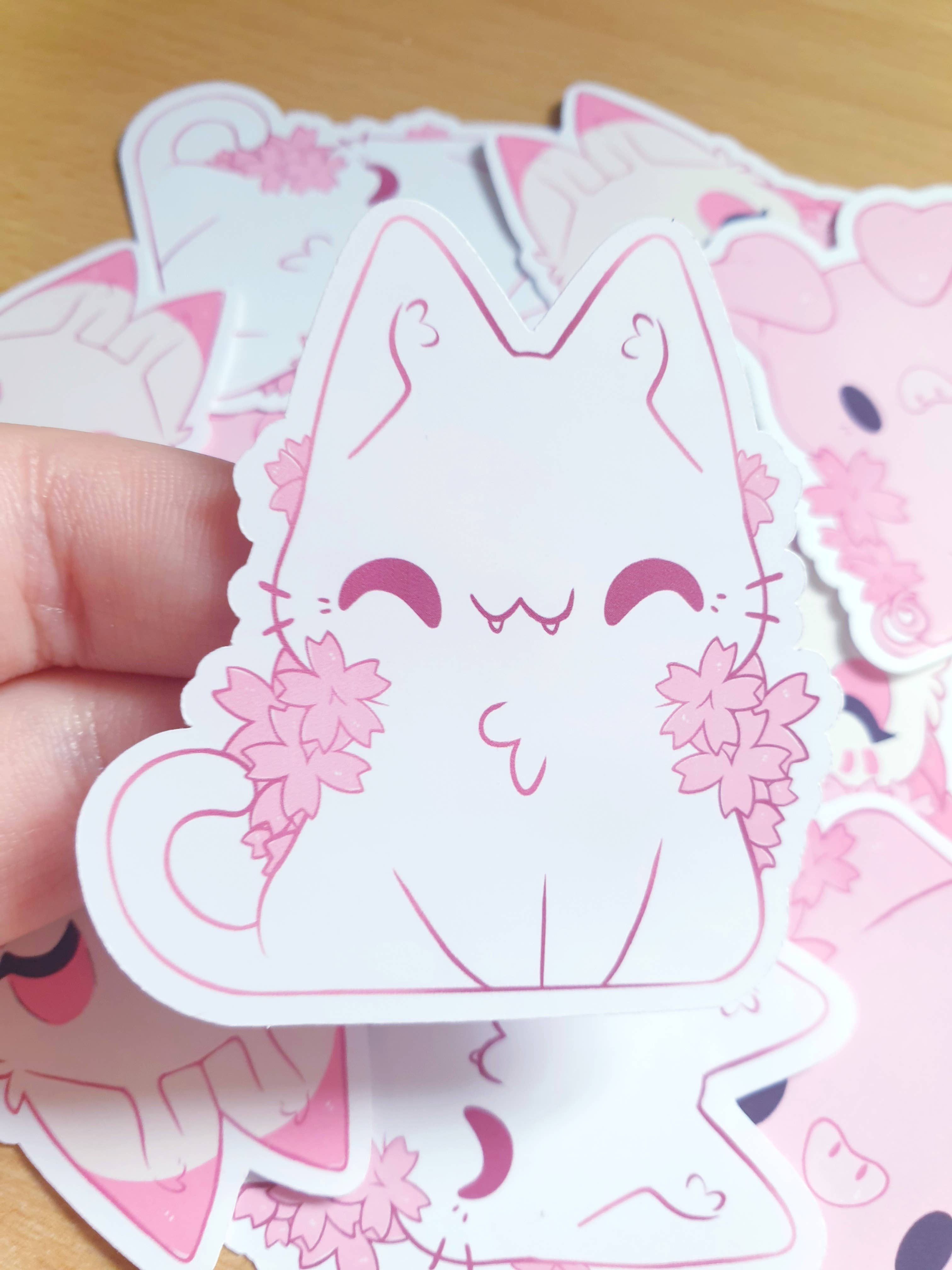 Ellesdoodlebox - Vente Autocollant - Autocollants animaux Sakura3