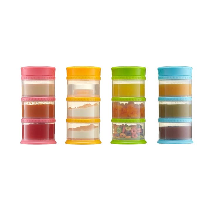 Innobaby on Faire - Wholesale Food Storage Container - Stackable Baby Formula & Snack Storage Dispenser 3Tier Tower