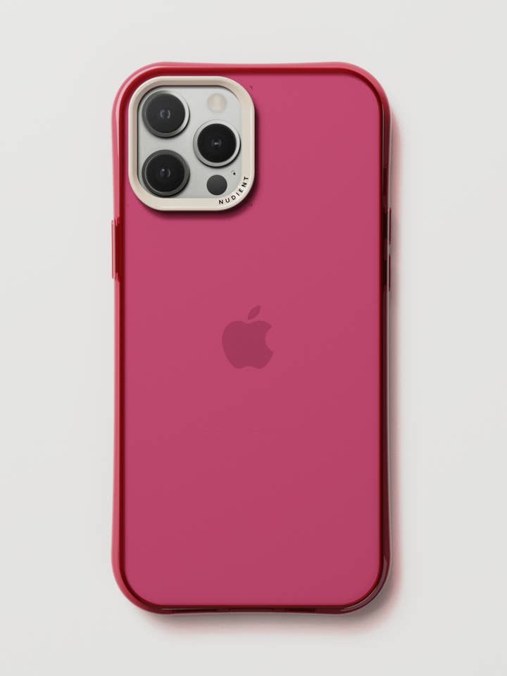 Form pour iPhone 12 Pro Max - Rose (transparent) pour la vente par NUDIENT