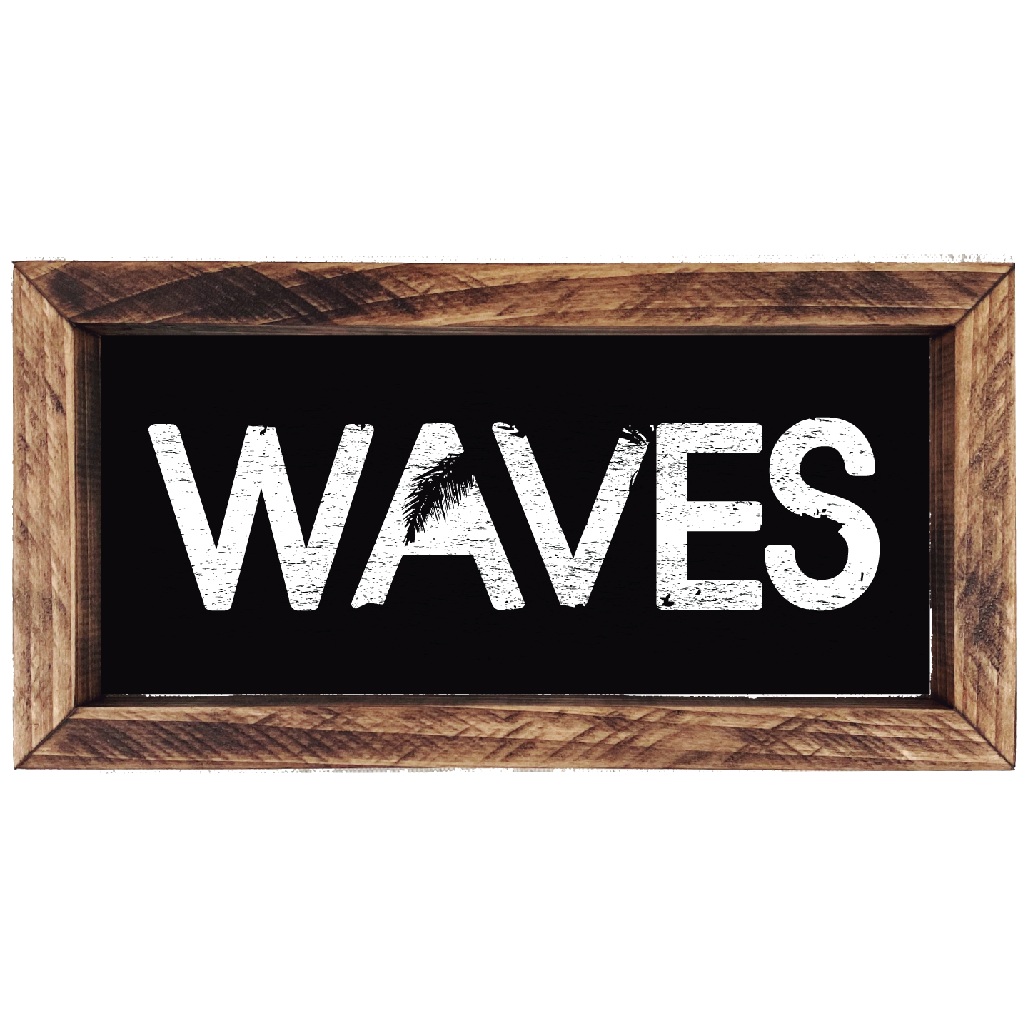 Southern Mesa Trading Co. - Wholesale Sign - Waves Mini Wood Wall Art  (More Colors)9