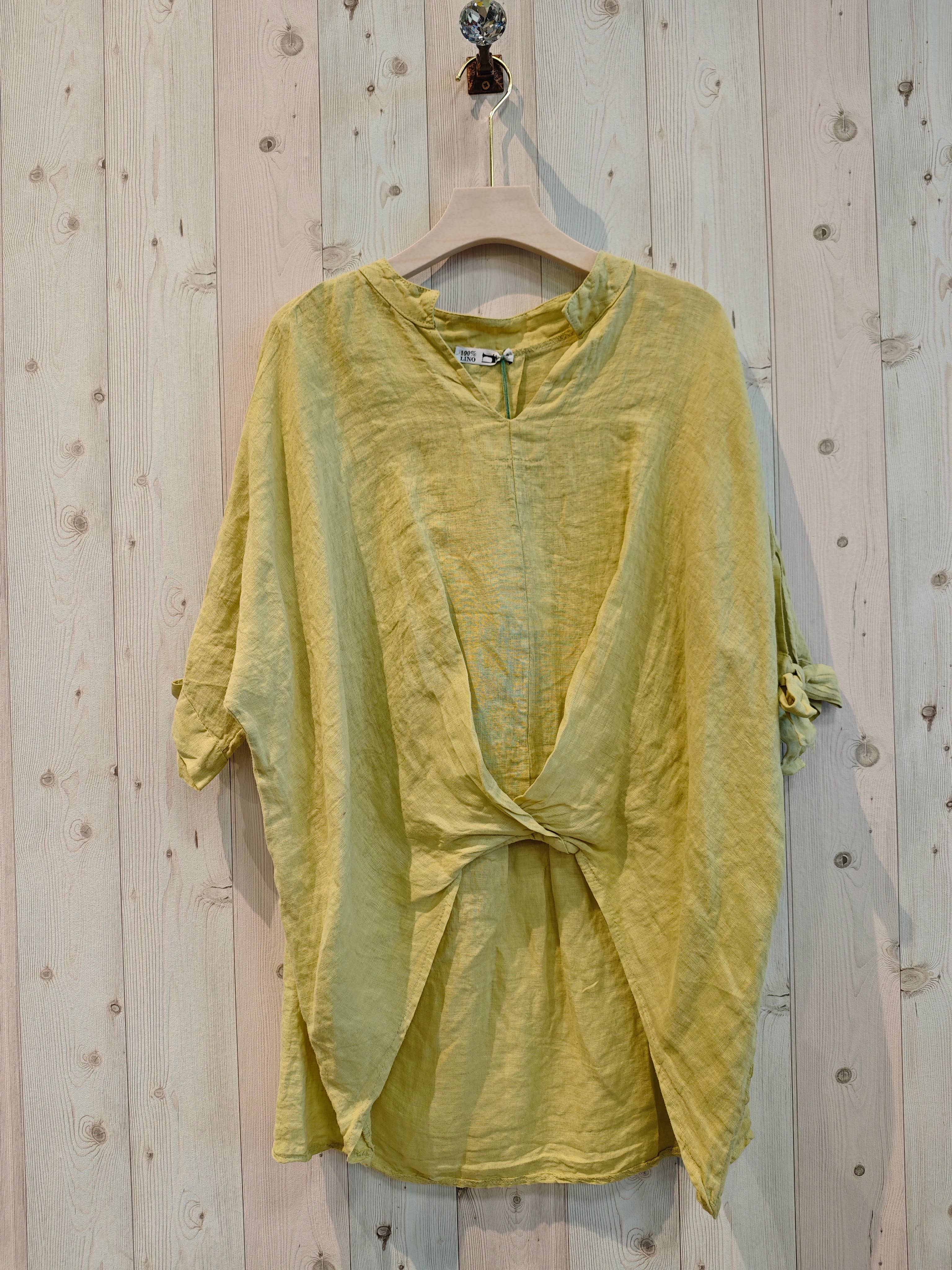 Linen & More - Wholesale Blouse - Women's - REF 994 100% LINEN BLOUSE WITH TWO SIDES5