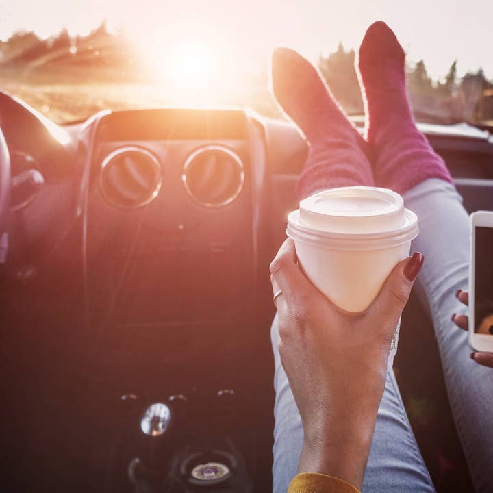 Conimar Promotions - Wholesale Coasters - "Cat Life" Stone Car Coaster BULK NO PACKAGING 2