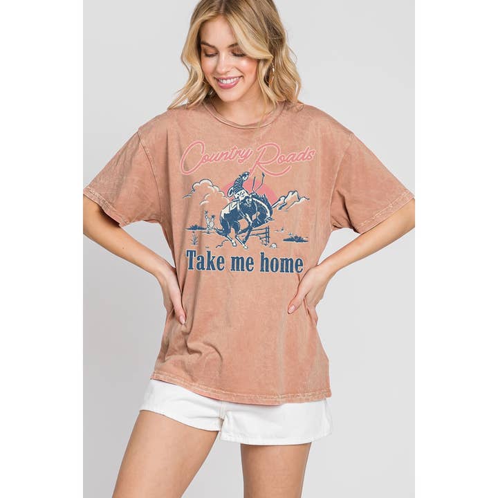 LANDEVEJE MINERALGRAFISK TEE for engroshandel hos HRTandLUV