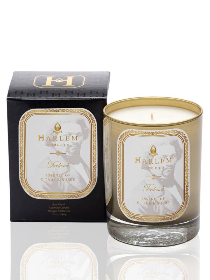 Bougie de luxe « Frederick » pour la vente par Harlem Candle Co